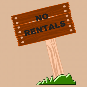 NO RENTALS