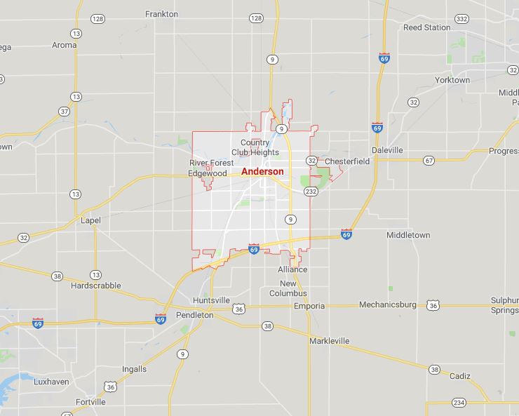 anderson township map outline