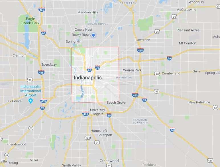 center township map outline