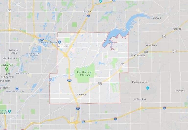 lawrence township map outline