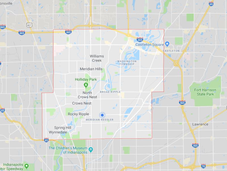 Washington township map outline