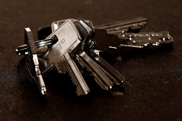 close up of keys