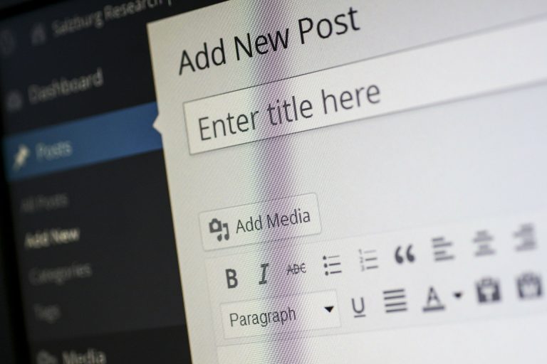 add new post on wordpress